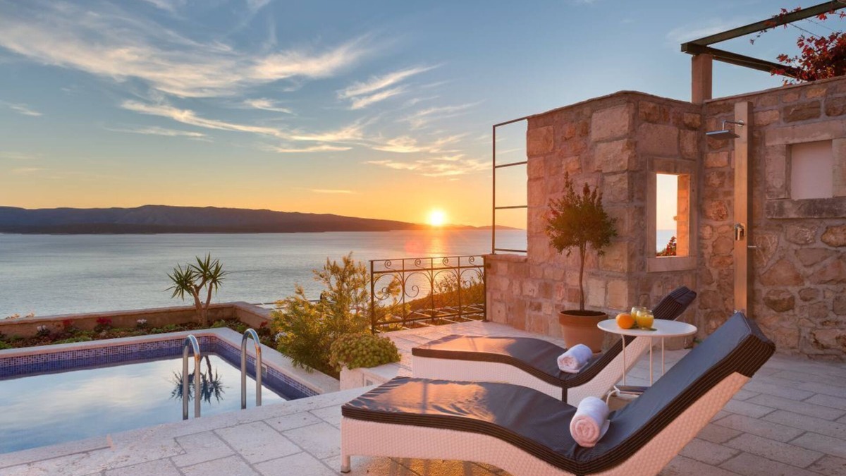 Murvica Villa | Luxury Villa Murvica with private pool near the beach in Murvica on Brac Island