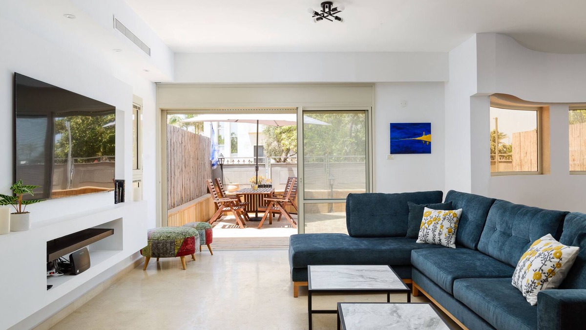 Netanya Villa | Luxury Villa, Terrace with SEA VIEW in the center