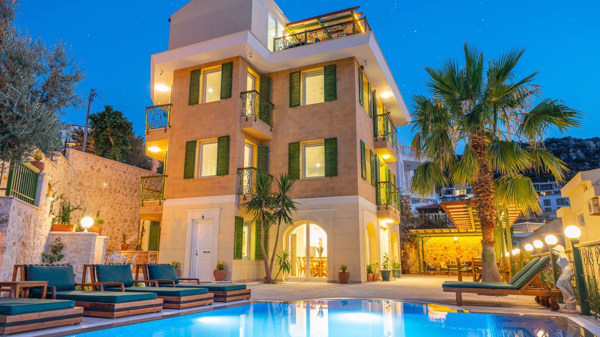 Lara Villa | Luxury Villa with Pool Near the Beach in Kalkan, Antalya- Sleeps up to 15 Guests