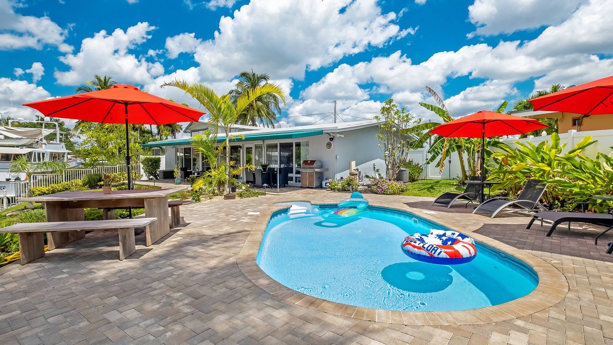 Lauderdale Isles House | Luxury Waterfront With Heated Pool Fort Lauderdale FL
