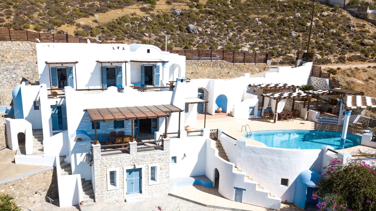 Kalymnos Villa | Luxury Waterfront Vacation Villa in Kalymnos, Greece with Private Pool