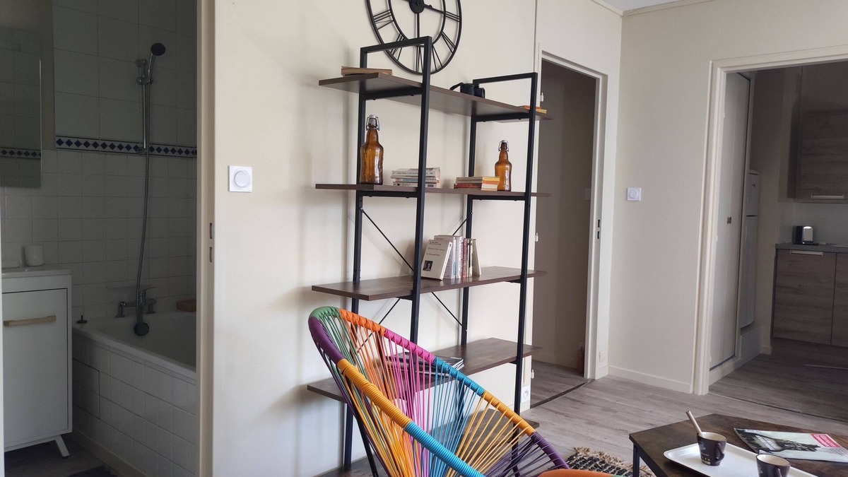 Flace Apartment | Mâcon - Studio 2 p - refurbished - Portable air conditioning - 34 m2