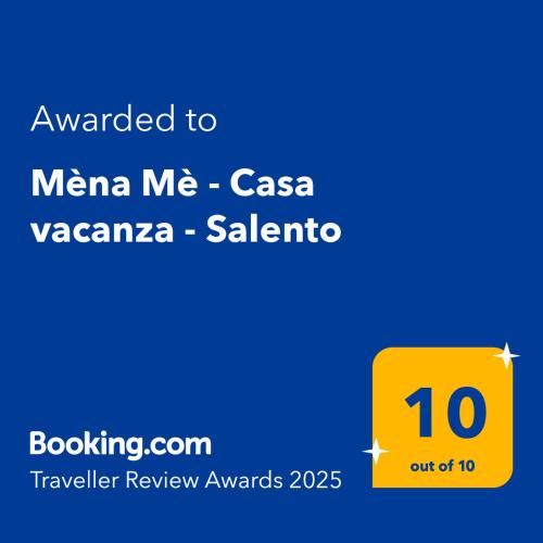 Parabita House | Mèna Mè - Casa vacanza - Salento