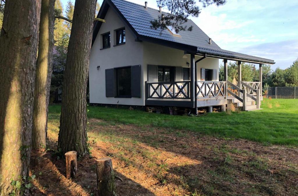 Czarny Mlyn House | Młyńska Chata - drewniany, całoroczny dom w sosnowym lesie
