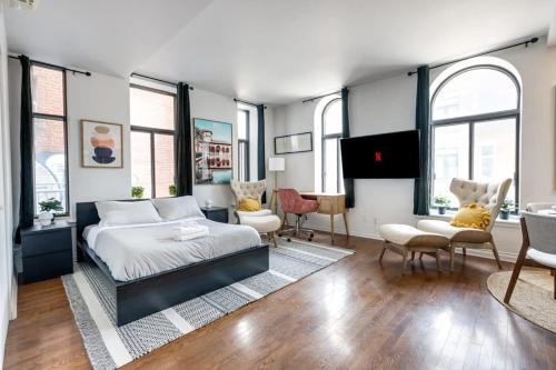 Milton Park Apartment | M11 Bright Studio in the Heart of MTL