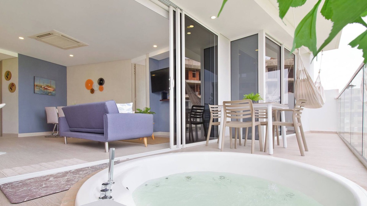 La Boquilla Apartment | M1104- Hermoso Apartamento Para 6 Con Jacuzzi
