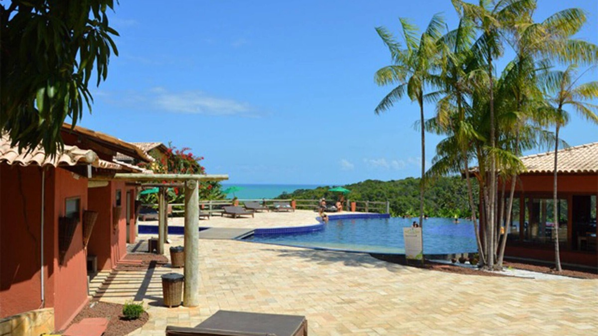 Garca Torta House | Maceió /House with 2 bedrooms and swimming pool on the balcony at Villas do Pratagy Resort