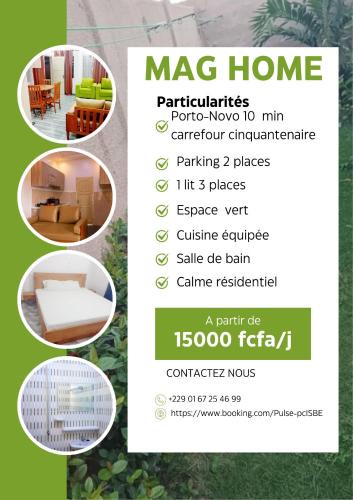 Porto-Novo Apartment | Mag home