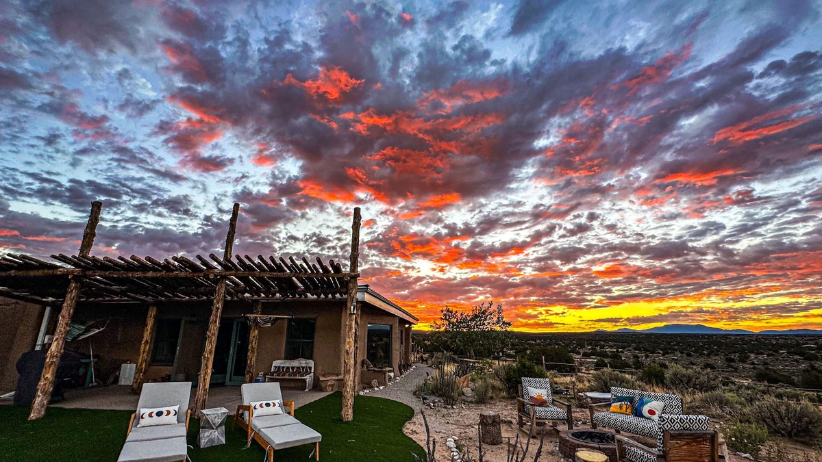 Ojo Caliente House | Magical 21 Acre Solar Adobe Ranch House in Ojo Caliente and Carson Nat. Forest