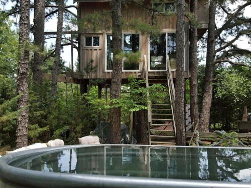Grubville House | Magical Tree House Rental Nestled in the Woods on Farm Retreat near St. Louis, Missouri