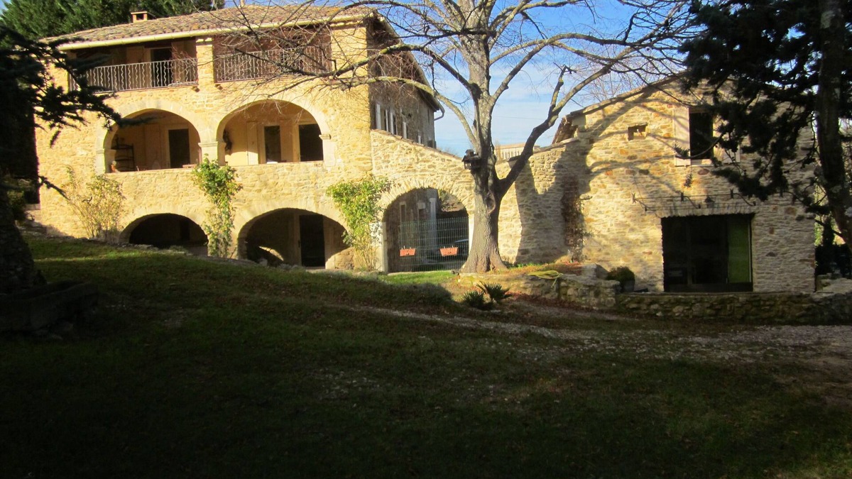 Saint-Marcel-de-Careiret Cottage | Magnificent stone cottage with jacuzzi, swimming pool and large wooded grounds.