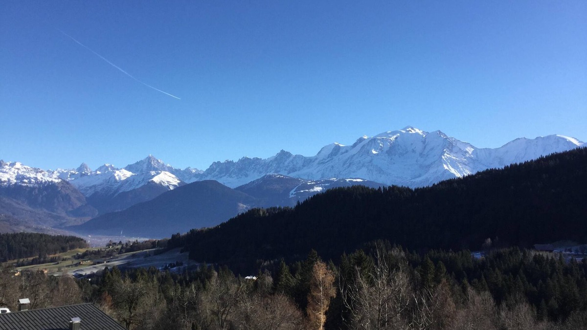 Cordon Apartment | Magnificent and charming apartment, unique view of the Mont Blanc range