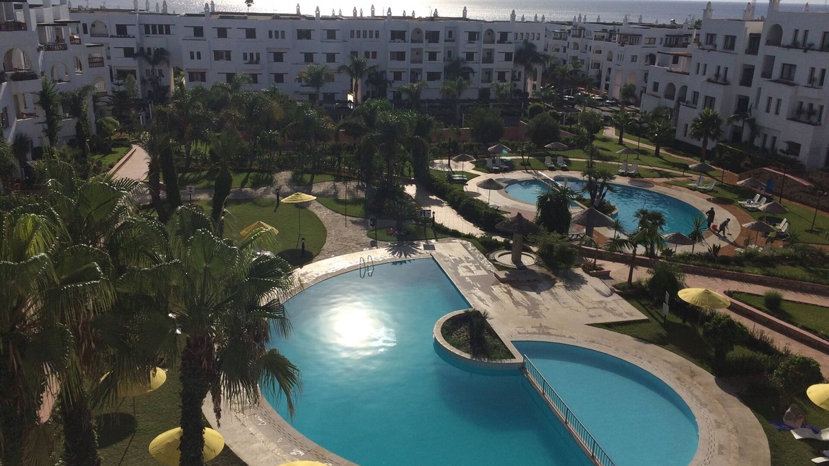 Marina Smir Apartment | Magnificent Duplex Sea view and swimming pools direct access to the beach