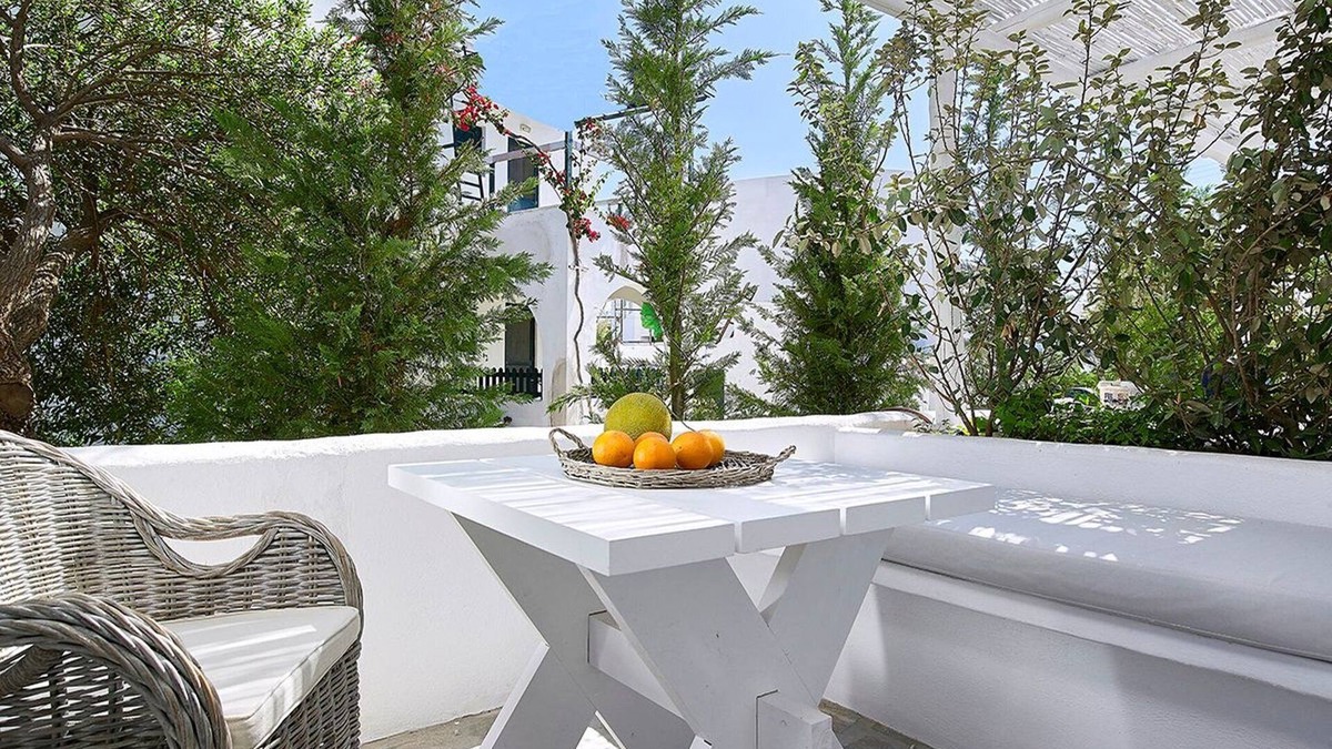 Apollonia Apartment | Magnificent Milos Room | Elysia Room | Private Furnished Balcony | Outdoor Dining Area | Prime.