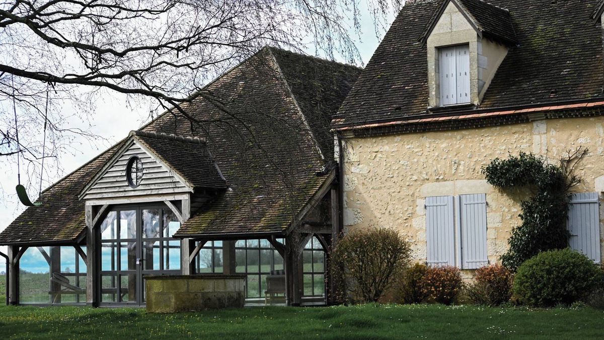 Perche-en-Noce House | Magnificent Perche house, heated swimming pool, garden with panoramic view