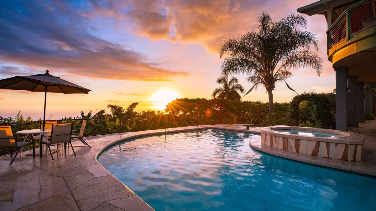 Kalaoa House | Magnificent! Private Pool & Hot Tub - 180 degree Ocean Views