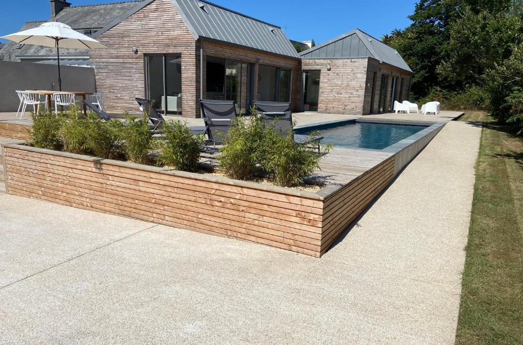 Landunvez House | Magnifique villa avec piscine, à 5 min des plages