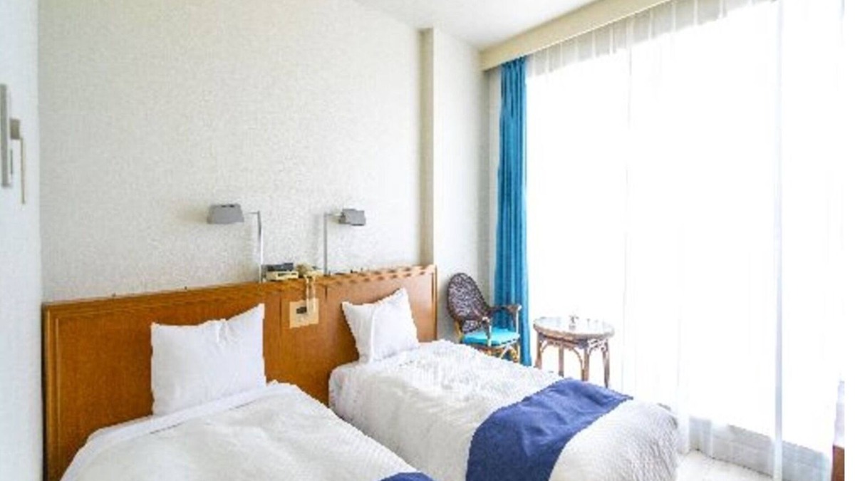 Kumejima Hotel | Main Building 2nd Floor Island View Twin vs | /Shimajirigun Okinawa
