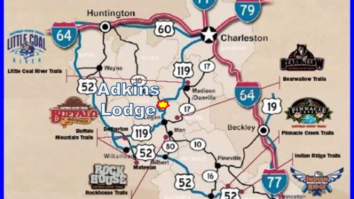 Chapmanville House | Main Street Location, Great Parking, 1 mile from Hatfield McCoy Trail Connect