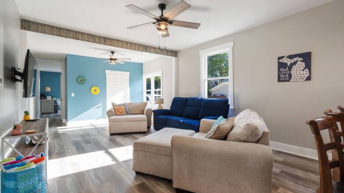 Port Sanilac House | Main Street Retreat! Hot Tub, Golf Cart, Ev Charge