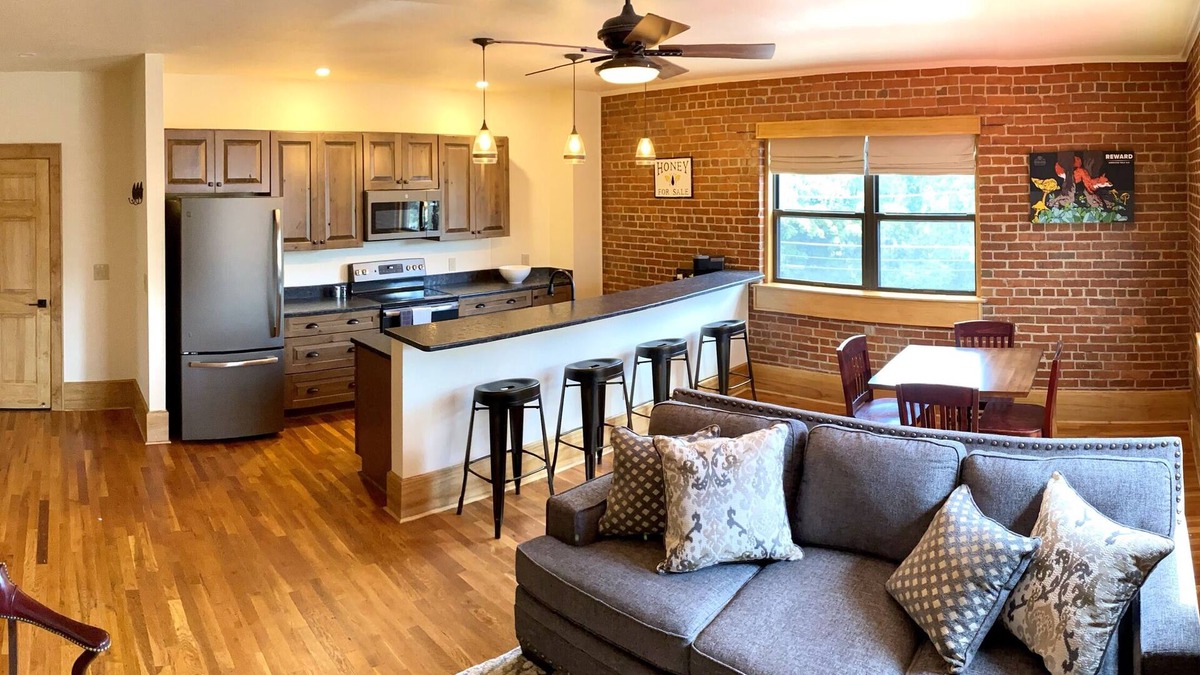 Waynesville Apartment | Main Street Retreats 103 Brand New Downtown Apt 103