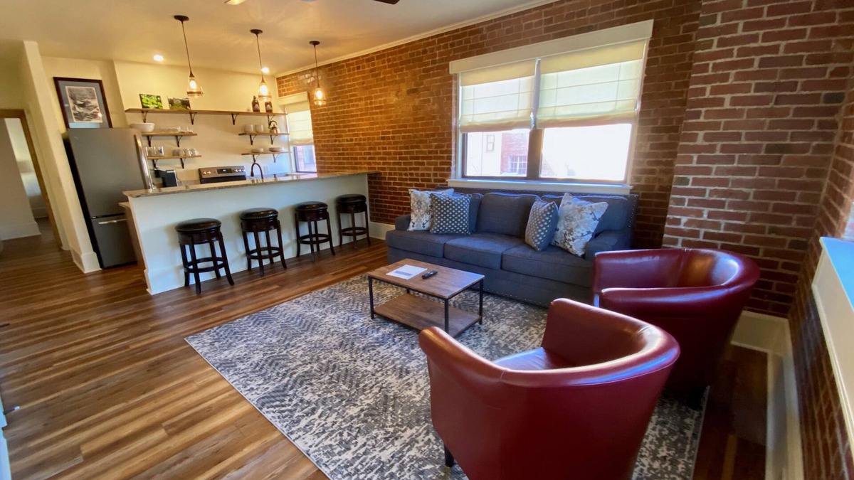 Waynesville Apartment | Main Street Retreats 102 - Brand New Downtown Apt. 102