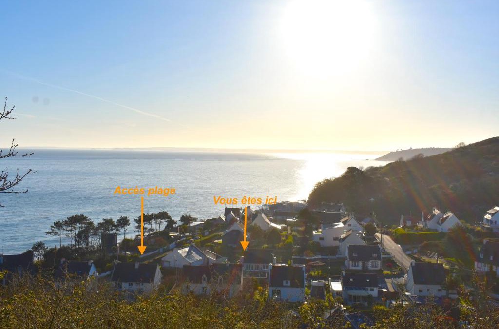 Plerin House | Maison à 30m de la plage avec grand jardin