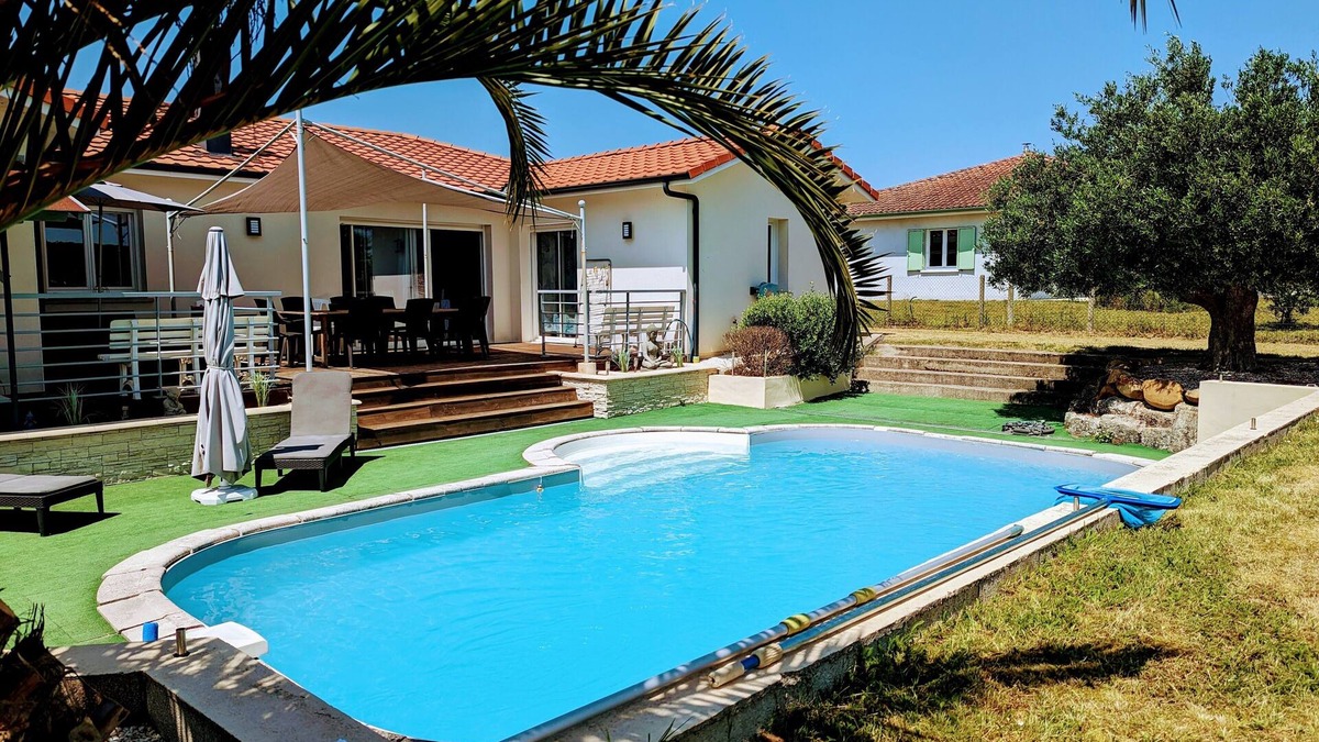 Saugnac-et-Cambran House | Maison 3 ch 1 Bureau 140 M2 Avec Piscine sur Saugnac et Cambran