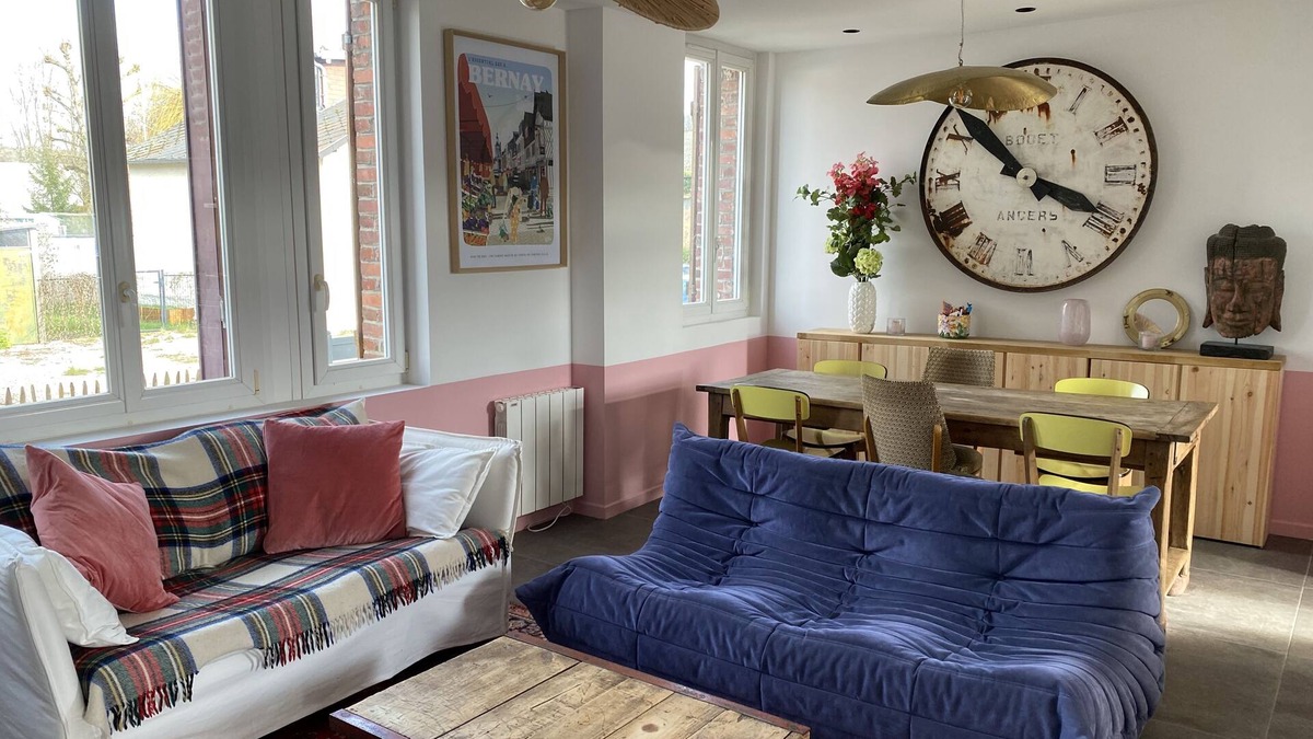 Bernay House | Maison Avec Jardin/Parking en Centre-ville, la Plage en Train!