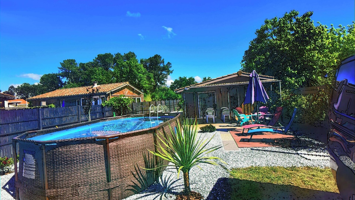 Linxe House | Maison Bois Terrasse BBQ Jardin A 11 KM DE LA Plage 9 KM LAC Leon