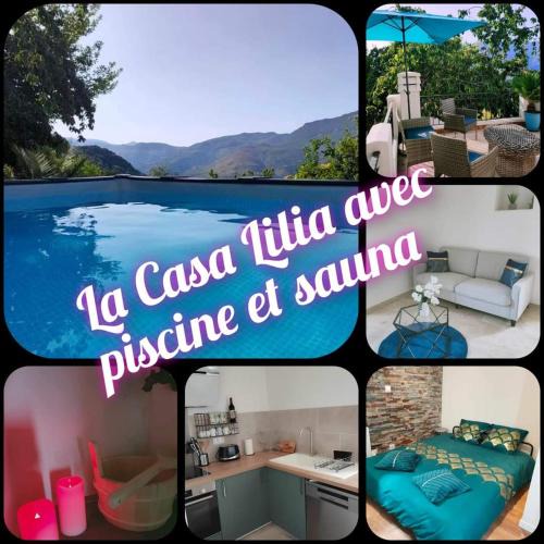 Campile House | Maison Corse avec piscine et sauna - La Casa Lilia