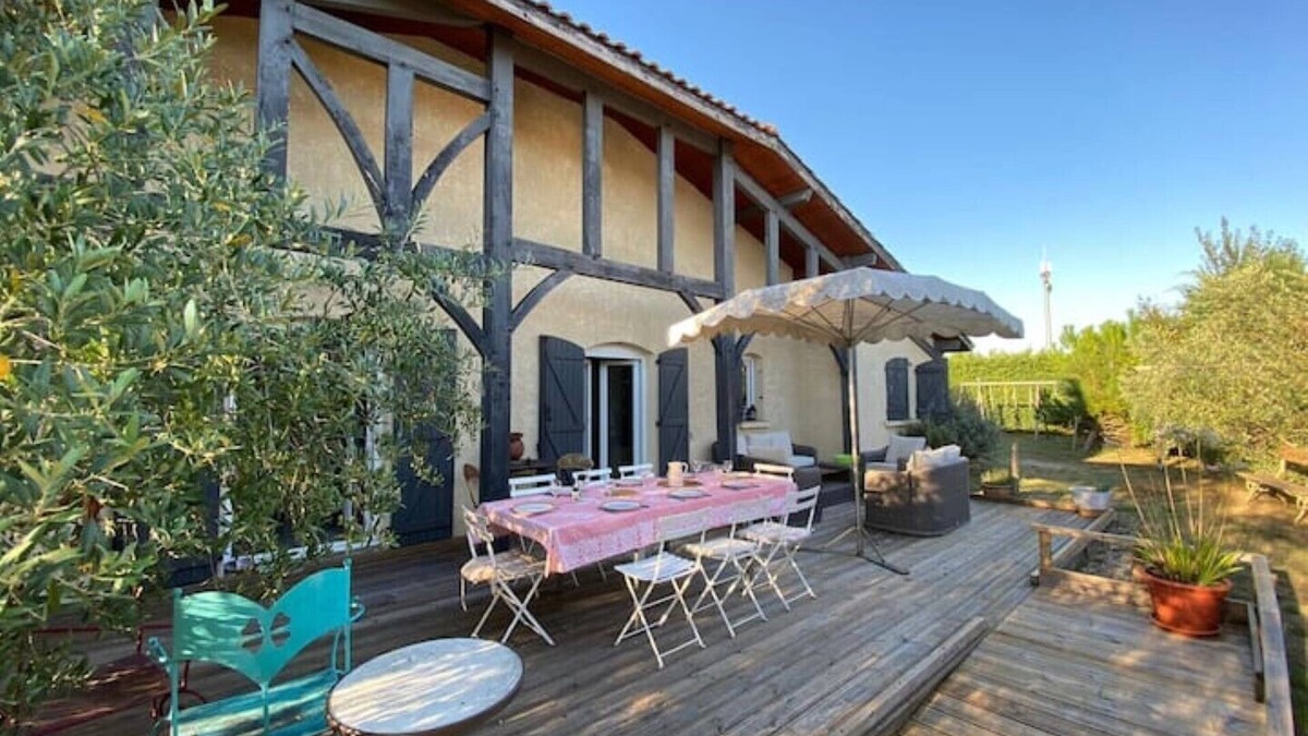 Parentis-en-Born Villa | Maison de Charme 8/10 Personnes - Proche Océan