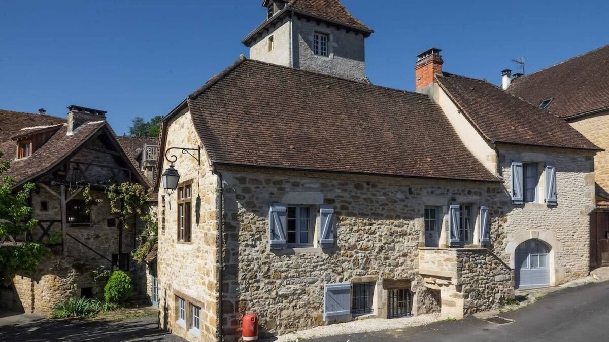 Carennac House | Maison de charme Portobelo dans Carennac avec vue