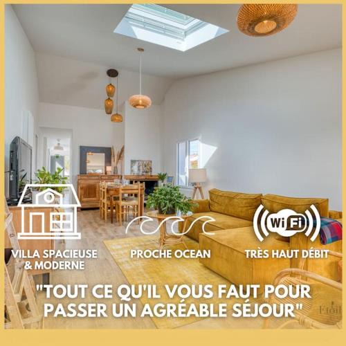 Bretignolles-sur-Mer Villa | Maison familiale piscine chauffée Jardin d'Océan