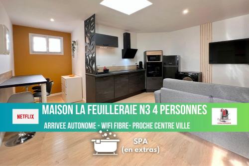 Fontenay-le-Comte House | MAISON LA FEUILLERAIE N3-standingmaison-Wifi-proche centre ville-PROPERTY RENTAL NM