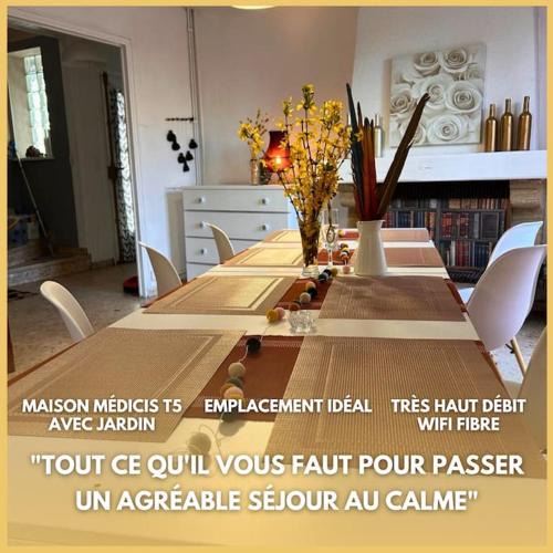 Trois Cocus - Borderouge - Croix-Daurade - Paleficat Apartment | Maison Médicis - T5 Spacieuse et Calme en Ville - Emplacement Idéal