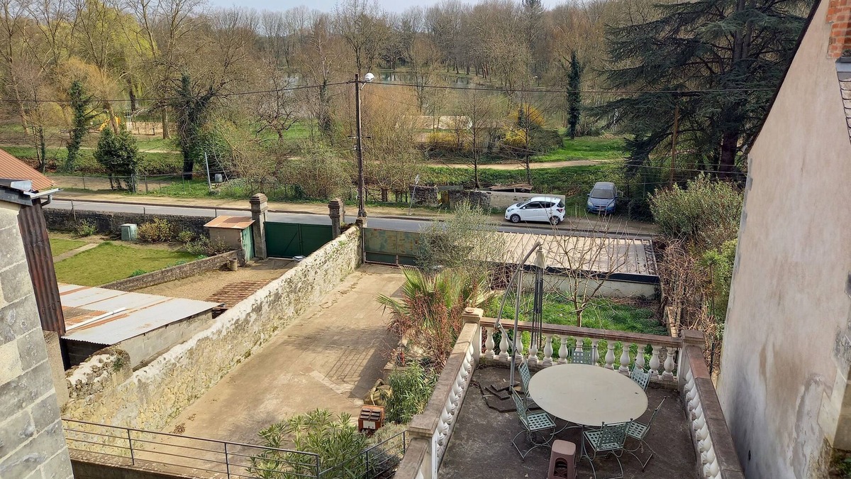 Langeais House | Maison Semi-troglodyte - Grande Terrasse Offrant une vue sur le lac de Langeais