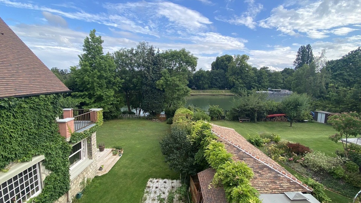 Le Port sous la Lune House | Maison sur Propriété de Charme Avec Accès Privé aux Bords de Marne
