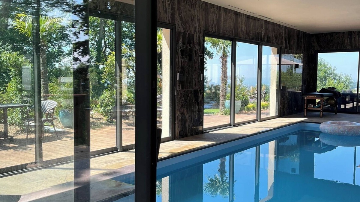 Dozule House | Maison vue mer Avec Piscine Couverte