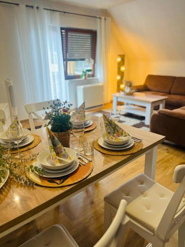 Weikersheim Apartment | Maisonette Wohnung Sophie mit Balkon und Terrasse