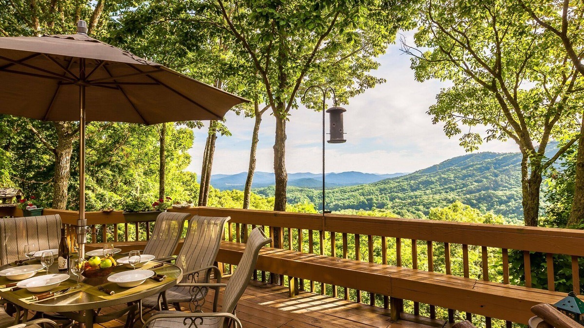 Upper Peachtree Cabin | Majestic mountain view, Luxury Home, Total seclusion-Privacy, Hot Tub, Fireplace