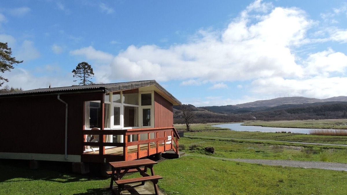Lochgilphead Ski Chalet | Malabar Chalet with Full Length Windows and Spectacular Loch Views