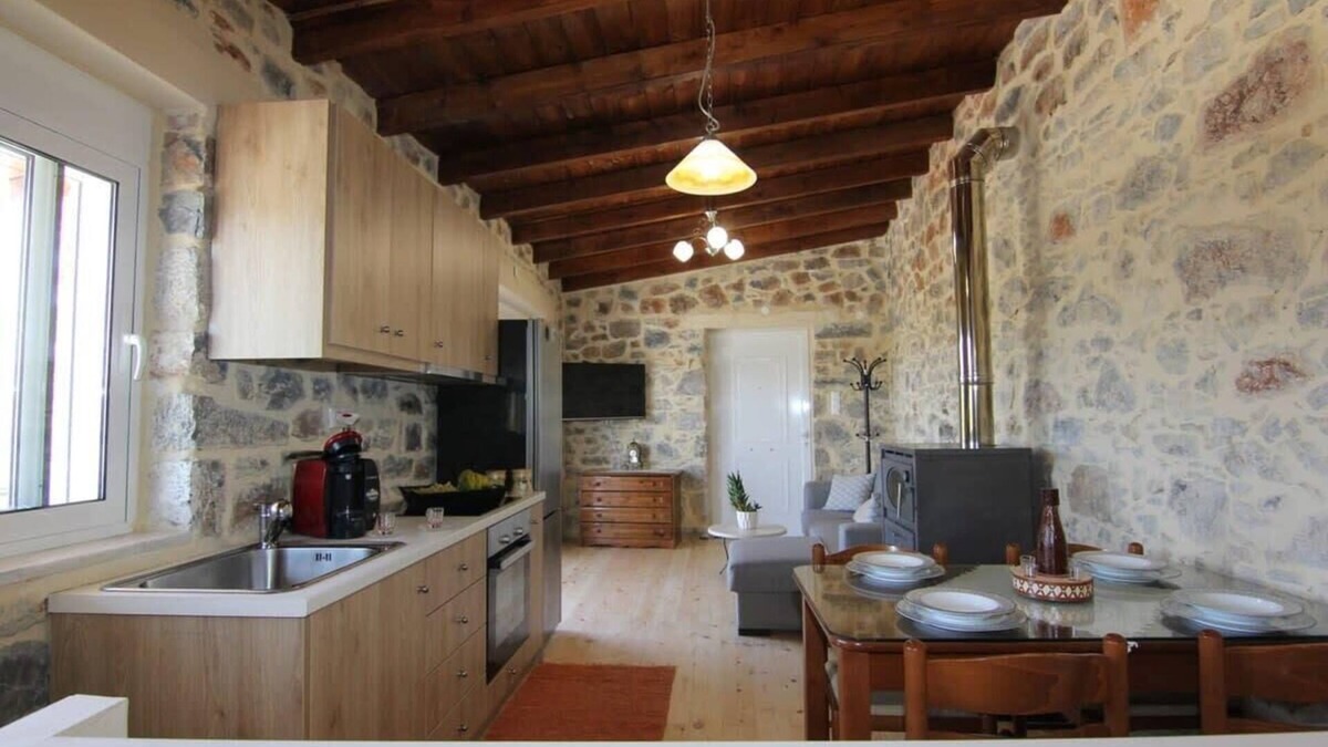 Kato Metochi House | Malia Stone Residence - Secluded Cozy Retreat