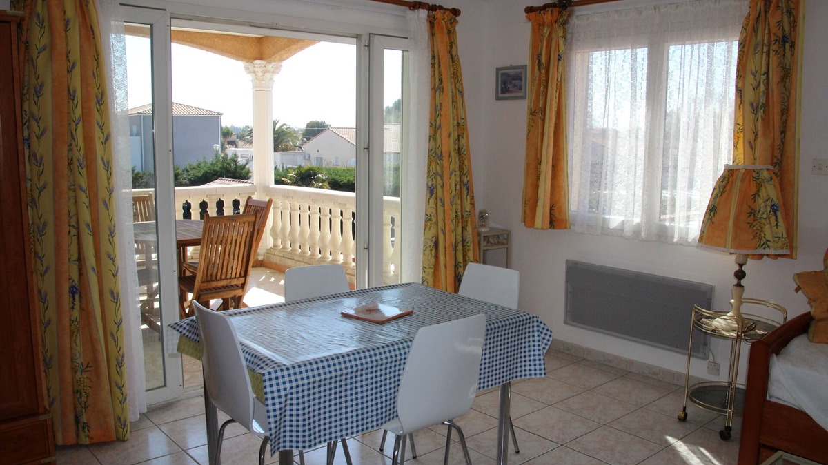 Villelongue-de-la-Salanque Apartment | MANON NearSEA FullSouth Terrace Airconditioned ClosedParking ElectricityINCLUDED
