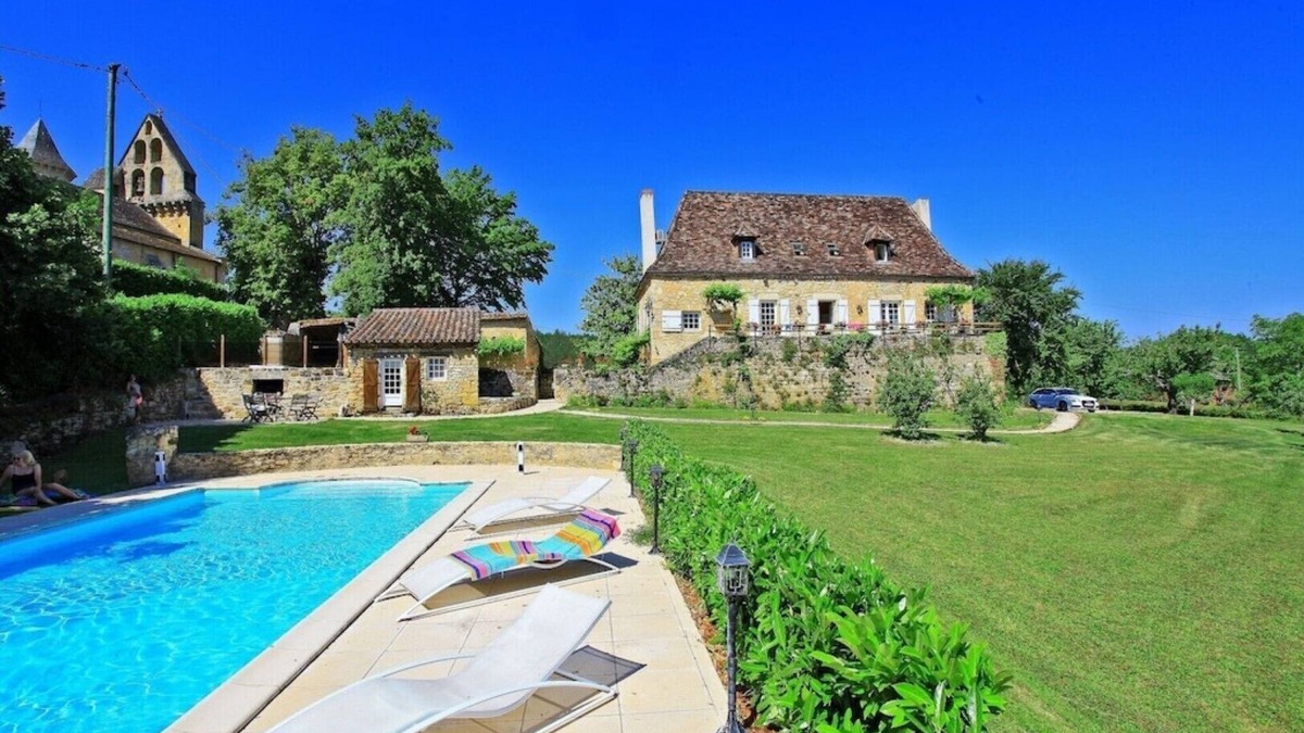 Saint-Julien-de-Lampon House | Manor Rectory16th,5*Heated pool, Air Cdg,1ha Park, Not overlooked,10mnDord Valey