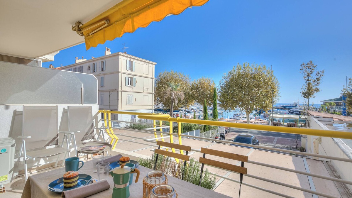 Golfe Juan Apartment | Marco Polo Port View, Golfe-Juan, France