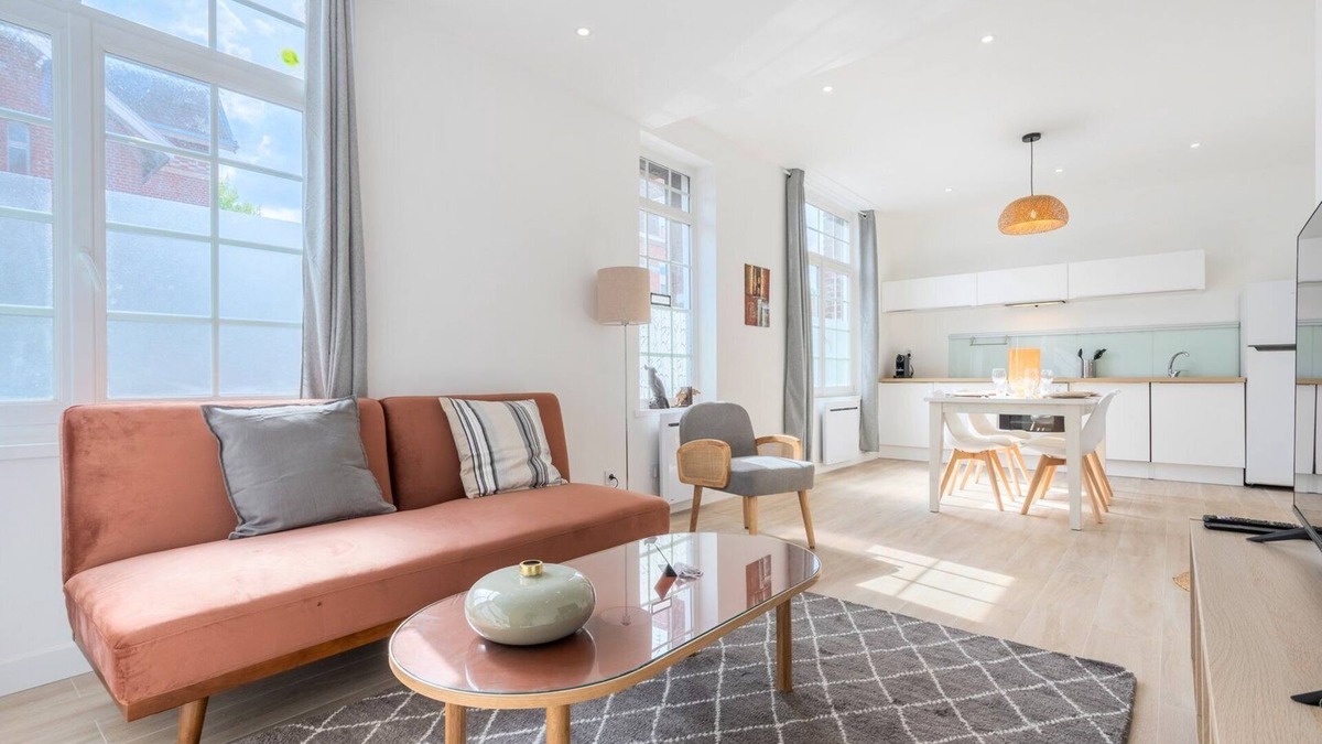 Marcq-en-Baroeul Apartment | Marcq en Baroeul two-bedroom bright and equipped