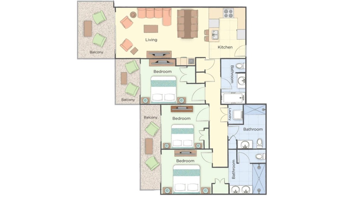 Frydendal Resort | Margaritaville 3Bdrm Presidential Condo By Wyndham St. Thomas US Virgin Islands