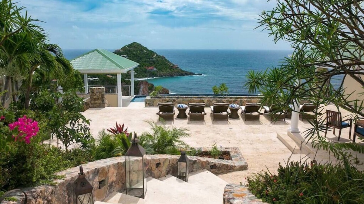 Great Cruz Bay House | Maria Bluff Main House- Modern Renovations, Private Pool, Ocean Front Views, and