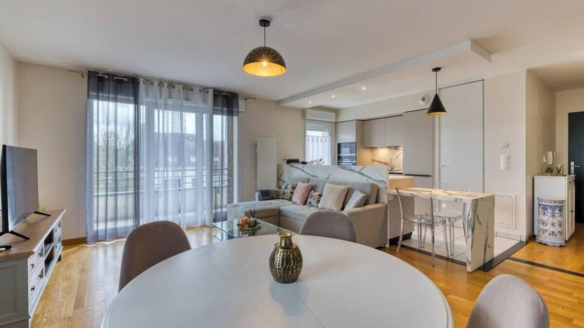 Bois-Guillaume Apartment | Marie : superbe appartement avec balcon et parking